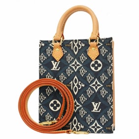 Louis Vuitton Monogram Jacquard SINCE1854 Petite Sac Plat M80288 Blue 2-Way Bag for Women