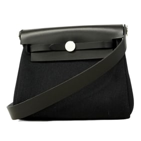 Hermes Airbag Zip Mini Shoulder Bag, Black, K Stamp, Women's