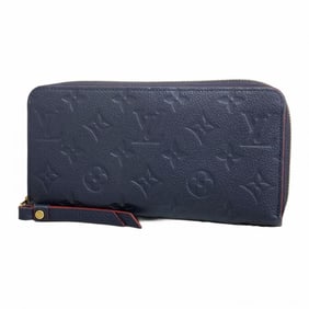 Louis Vuitton Monogram Empreinte Zippy Wallet M62121 Marine Rouge Men's/Women's