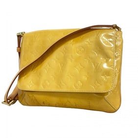 Louis Vuitton Vernis Thompson Street Shoulder Bag M91008 Beige Women's