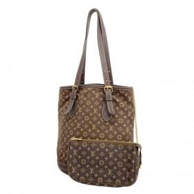 Louis Vuitton Monogram Minilan Bucket PM Tote Bag M95226 Ebene Women's