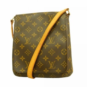 Louis Vuitton Monogram Musette Salsa Long Strap Shoulder Bag M51387 Brown Women's