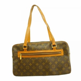 Louis Vuitton Monogram Cite GM Shoulder Bag M51181 Brown Women's