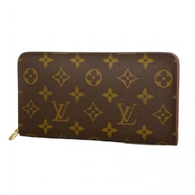 Louis Vuitton Monogram Porte Monne Zip Long Wallet M61727 Brown Men's and Women's