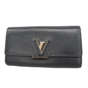 Louis Vuitton Portefeuille Capucines Long Wallet M61248 Noir Women's