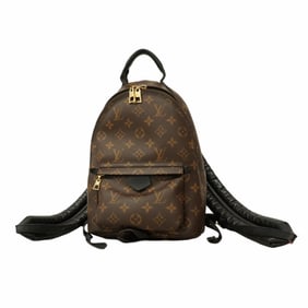 Louis Vuitton Monogram Palm Springs Backpack M44871 in Brown and Black for Women