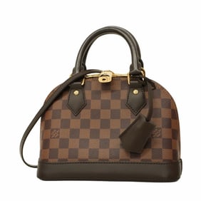 Louis Vuitton Damier Alma BB Handbag N40606 Ebene 2-Way Bag for Women