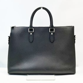 Louis Vuitton Anton Ardoise Taiga Bag, Black Leather, Men's, M33416