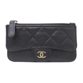 Chanel Matelasse Fragment Case, Women's Card AP2570, Caviar Skin