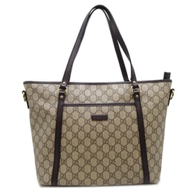 Gucci 2-Way Tote Bag (Strap Missing) Women's Shoulder 388929 GG Supreme Beige