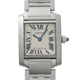 Cartier Tank Française Watch, Small, Women's, W51008Q3