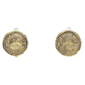 CHANEL 31 RUE CAMBON Cambon Earrings Vintage Gold Plated Made in France Approx. 10.2g Women's