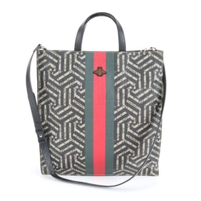 Gucci GG Kaleido Sherry Line Bee 450950 Leather Tote Bag/Shoulder Bag for Men