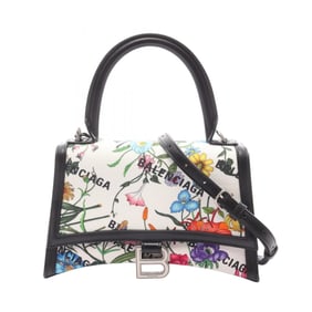 Gucci x Balenciaga Hacker Project Flora Hourglass Handbag, canvas and leather, women's, available in