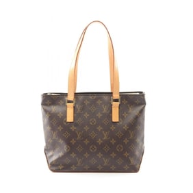 Louis Vuitton Cabas Piano Monogram Shoulder Bag, Coated Canvas and Leather, Brown, M51148