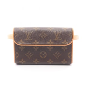 Louis Vuitton Florentine Pochette Monogram Waist Bag/Body Bag in Coated Canvas and Leather, Brown,