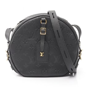 Louis Vuitton Boite Chapeau Souple MM Shoulder Bag in Monogram Empreinte Leather, Black, M45649