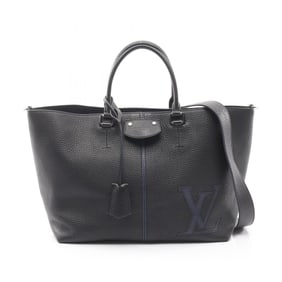 Louis Vuitton Pernelle handbag, leather, Taurillon women's, black and navy, M54778