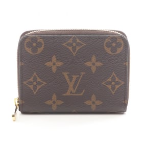 Louis Vuitton Zippy Coin Purse, Coated Canvas, Monogram, Women's, Brown, M60067
