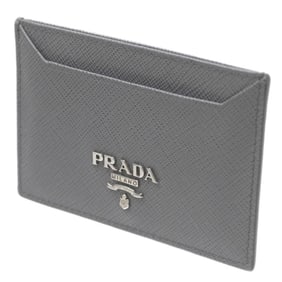PRADA Prada business card holder, case, gray