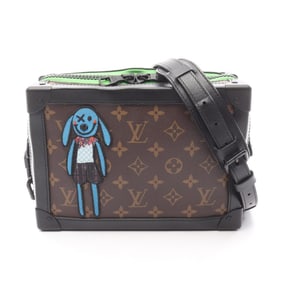 Louis Vuitton LV Friend Soft Trunk Shoulder Bag, Coated Canvas and Leather, Monogram Macassar,