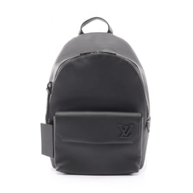 Louis Vuitton Take Off LV Aerogram Noir Backpack, Grained Leather, Men's, Black, M57079