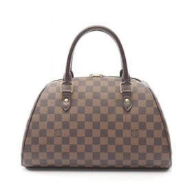 Louis Vuitton Rivera MM Damier Ebene Handbag, Coated Canvas and Leather, Brown, Women's, N41434