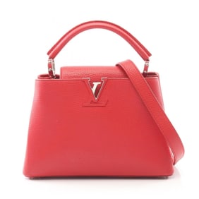 Louis Vuitton Capucines BB Ruby Handbag, Leather, Women's, Red, M94754