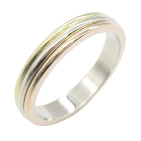 Cartier Vendôme Ring, Jewelry, 18K Yellow Gold, White Pink Men's and Women's, Gold Silver