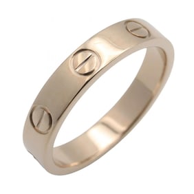 Cartier Mini Love Ring, 18K White Gold, Silver, for Men and Women, B4085100