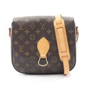 Louis Vuitton Saint-Cloud GM Shoulder Bag, Coated Canvas and Leather, Monogram, Women's, Brown,