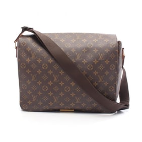 Louis Vuitton Abess Shoulder Bag, Coated Canvas and Leather, Monogram, Brown, M45257, for Men Women