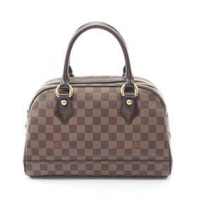 Louis Vuitton Duomo Handbag, Coated Canvas and Leather with Damier Finish, Brown, Women's, N60008