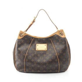 Louis Vuitton Galliera PM Shoulder Bag, Coated Canvas and Leather, Monogram, Women's, Brown, M56382