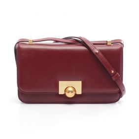 Bottega Veneta The Classic Shoulder Bag, Leather, Women's, Bordeaux