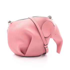 LOEWE shoulder bag, leather, women's, pink