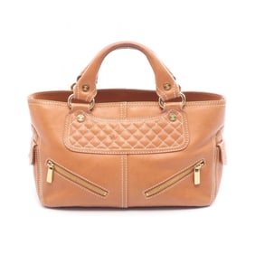 Celine handbag, leather, women's, brown