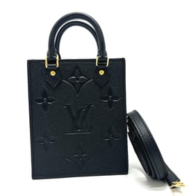 LOUIS VUITTON M80478 Petite Sac Plat 2-Way Bag, Shoulder Bag/Handbag, Monogram Empreinte Leather,