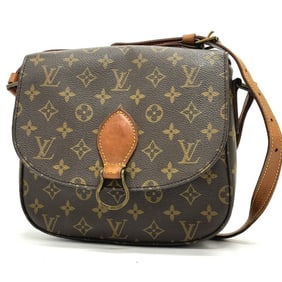 LOUIS VUITTON M51242 Saint-Cloud GM Shoulder Bag, Monogram Canvas, Brown, Women's