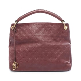 Louis Vuitton Artsy MM Shoulder Bag, Monogram Empreinte Leather, Women's, Bordeaux, M93451