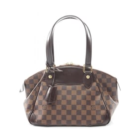 Louis Vuitton Verona PM Shoulder Bag, Coated Canvas and Leather with Damier Finish, Brown, N41117