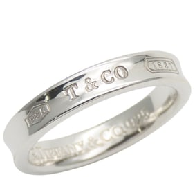 Tiffany & Co. 1837 Narrow Silver 925 Ring, Approximately 4.2g, Women's, TIFFANY