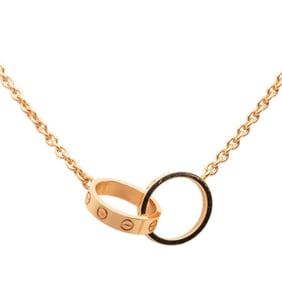 Cartier Baby Love Pendant Necklace CRB7212400, 18K Yellow Gold, 750 Stamp, Women's, CARTIER