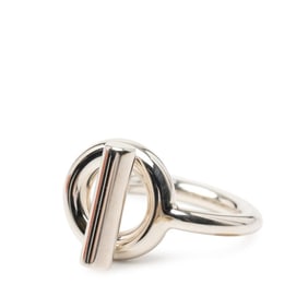 Hermes Echappé Ring #46 SV925 Silver Women's HERMES