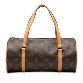 Louis Vuitton Monogram Papillon 26 Handbag M51386 Brown Leather Women's LOUIS VUITTON