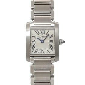 Cartier Tank Francaise SM W51008Q3 Women's Ivory Quartz Watch