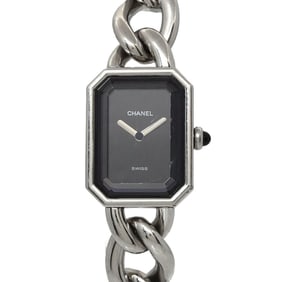 CHANEL Premiere Women's Watch, Size L, H0452, Black Quartz Movement