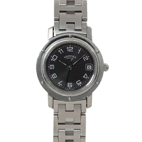 Hermès Clipper CL4 210 Women's Watch with Date, Gray Quartz Movement