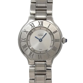 Cartier Must 21 Vantianne W10109T2 Women's Silver Quartz Watch