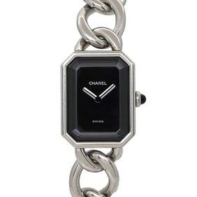 CHANEL Premiere Women's Watch, Size L, H0452, Black Quartz Movement